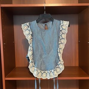 NightCap Clothing Denim Blouse